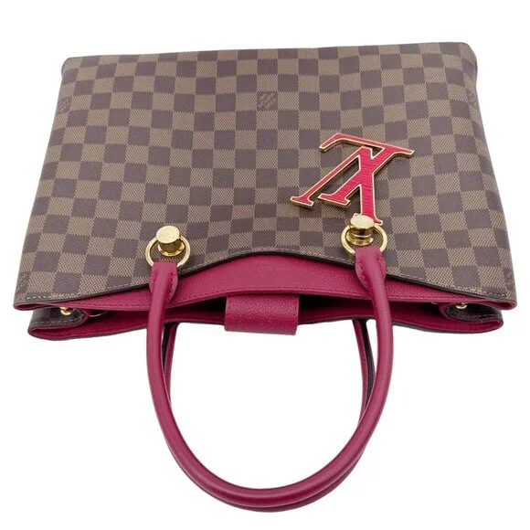 Louis Vuitton LV Riverside Damier Ebene Tote Bag Brown - Picture 4 of 12